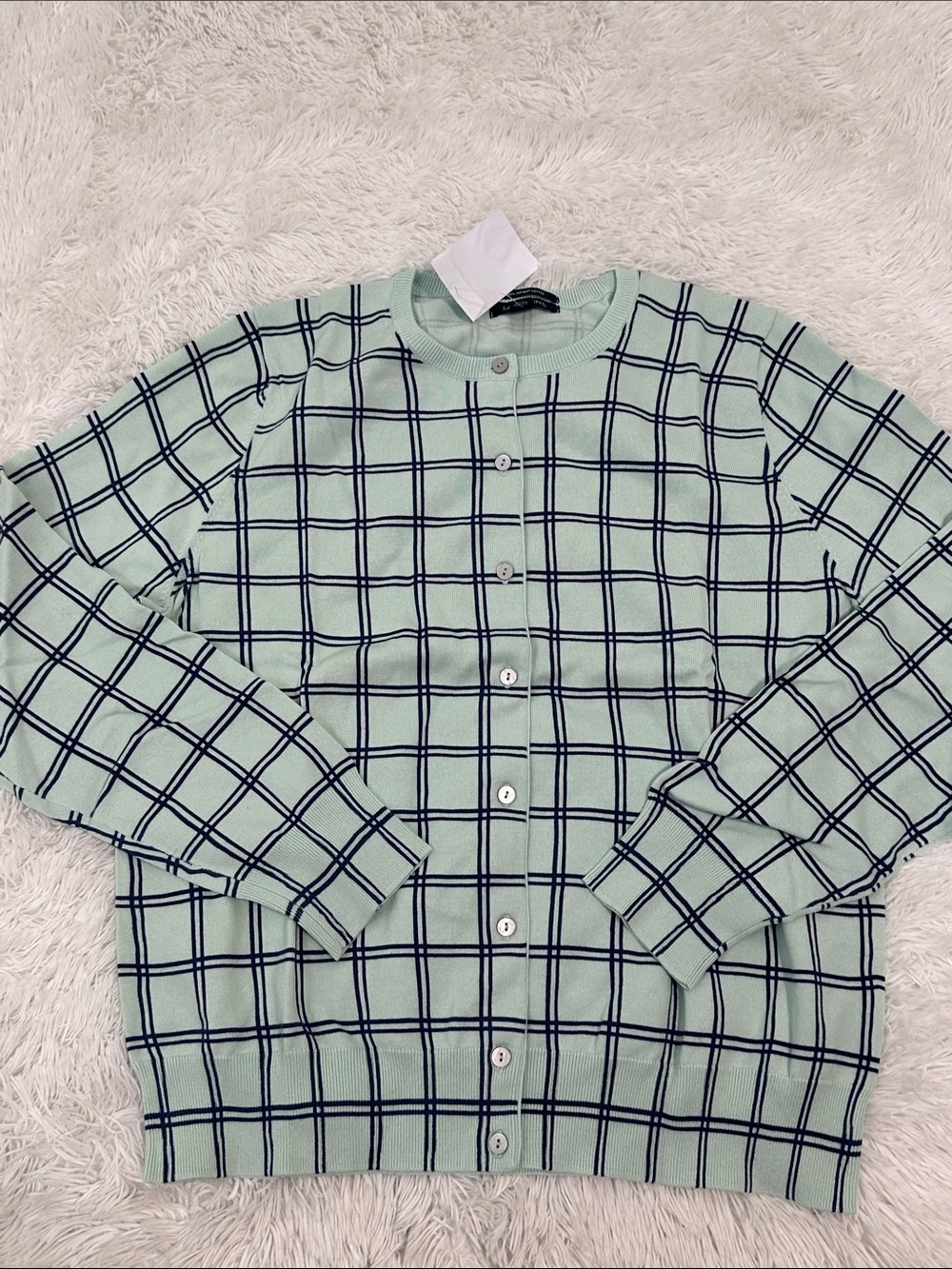🥕 NWT Lands End 100% Supima Cotton Lightweight Cardigan Sweater